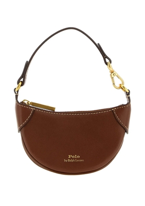 Polo Ralph Lauren logo-detail saddle mini bag - Brown