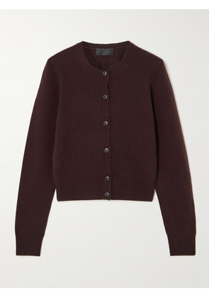 Nili Lotan - March Cashmere Cardigan - Burgundy - x small,small,medium,large,x large