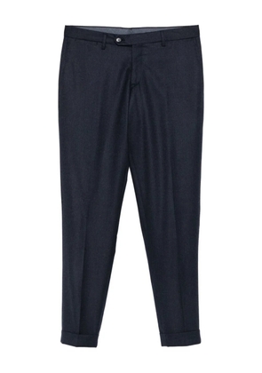 Barba cuffed wool trousers - Blue