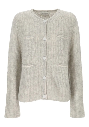 Forte Forte button-front patch-pocket cardigan - Grey