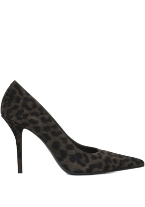 POTAMY 105mm leopard-print heeled pumps - Neutrals
