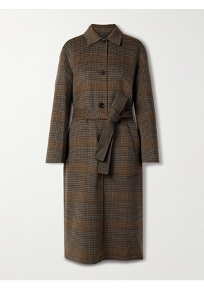 Theory - Belted Checked Wool And Cashmere-blend Coat - Multi - x small,small,medium,large,x large