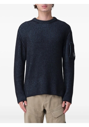 C.P. Company pocket ribbed sweater - Blue