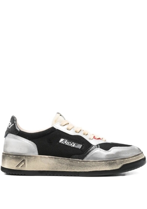 Autry Super Vintage leather sneakers - Black