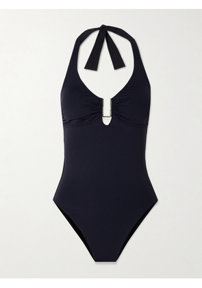 Melissa Odabash - Tampa Embellished Halterneck Swimsuit - Black - UK 6,UK 8,UK 10,UK 12,UK 14,UK 16