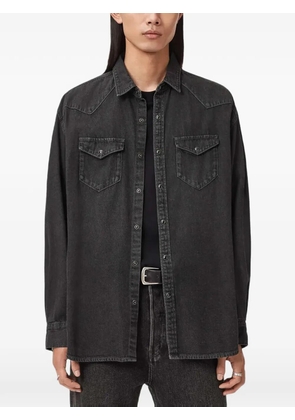 AllSaints Fenton pocket shirt - Black