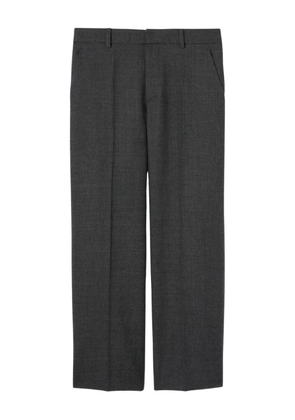 Gucci logo-detail wool trousers - Grey