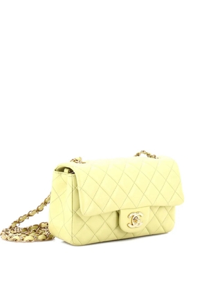 CHANEL Pre-Owned Classic Single Flap Bag Quilted Lambskin Mini crossbody bag - Yellow