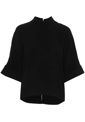 MARK KENLY DOMINO TAN Bailee crepe blouse - Black