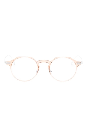 Cutler & Gross round-frame glasses - Orange