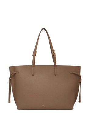 Furla Giove leather tote bag - Brown
