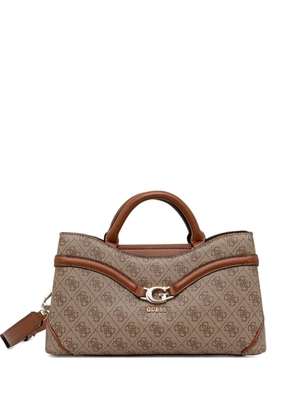 GUESS USA Dea monogram-pattern tote bag - Neutrals