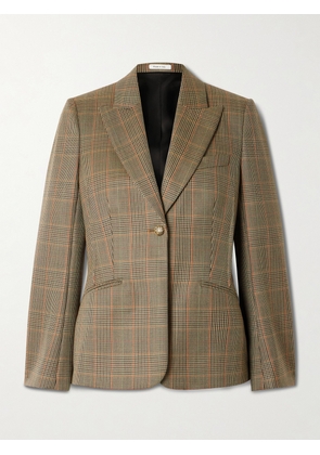 MCQUEEN - Prince Of Wales Checked Wool Blazer - Multi - IT38,IT40,IT42,IT44