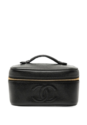 CHANEL Pre-Owned 1994-1996 CC Caviar vanity bag - Black