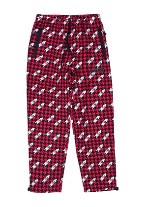 MAINS houndstooth 'Black' track pants