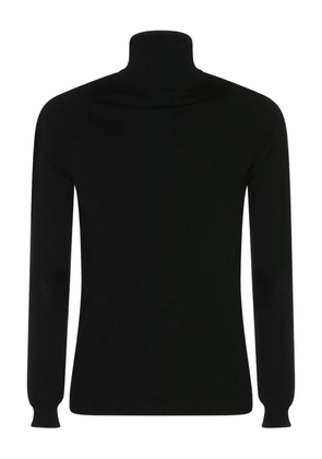 Moncler Grenoble roll-neck ribbed sweater - Black