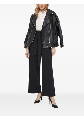 DKNY pleated-panel belted jumpsuit - Black