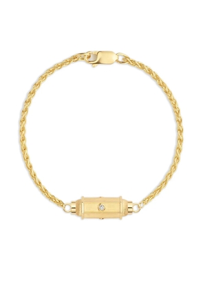Marie Lichtenberg 18K yellow gold micro Coco diamond bracelet