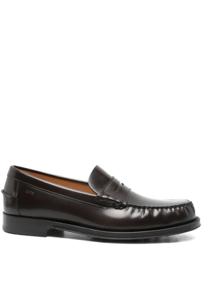 Tod's penny-slot leather loafers - Brown
