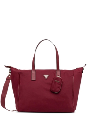 GUESS USA Follie charm strap tote bag - Red