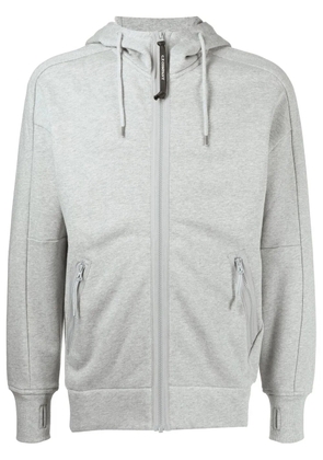 C.P. Company Goggles-detail zip-up hoodie - Grey