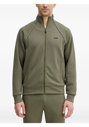 BOSS logo-embroidered tracksuit - Green