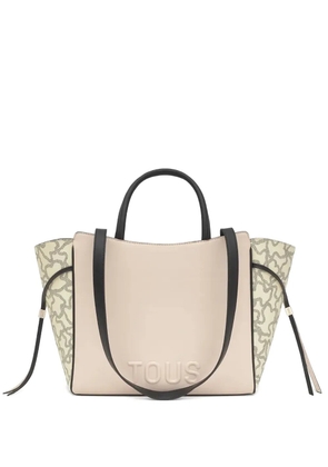 TOUS medium City bear-pattern tote bag - Neutrals