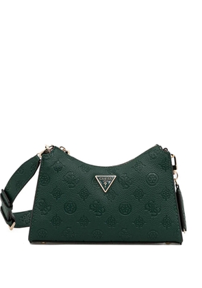 GUESS USA Cresidia 4G embossed shoulder bag - Green