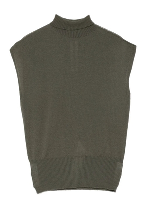 Rick Owens Concordians Sl high-neck sleeveless top - Green