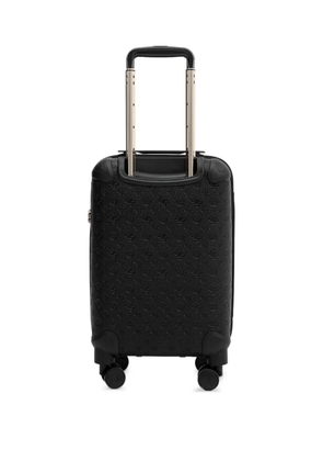 GUESS USA embossed-logo luggage - Black