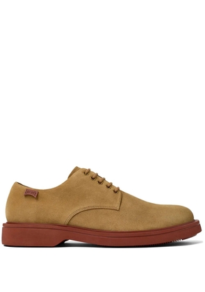 Camper Norman suede low-top brogues - Neutrals