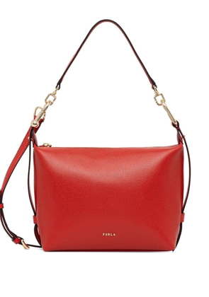 Furla mini Tonie hobo leather crossbody bag - Red