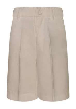 DONDUP tailored cotton-blend shorts - Brown
