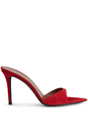 Giuseppe Zanotti 90mm Intriigo mules - Red