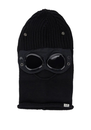 C.P. Company goggle-detail knit balaclava - Black
