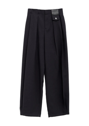 LOEWE pleat-detail trousers - Blue