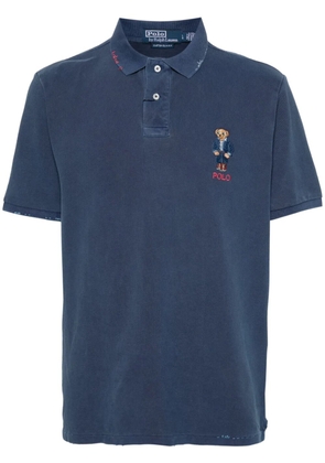 Polo Ralph Lauren Polo Bear-motif polo shirt - Blue