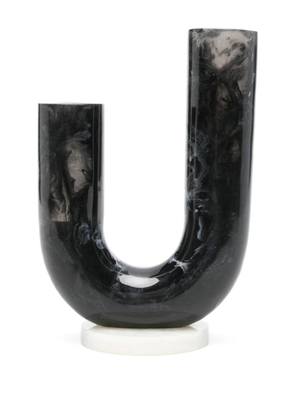 Jonathan Adler Como Double Tube vase - Black