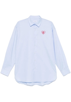 Family First Heart shirt - Blue