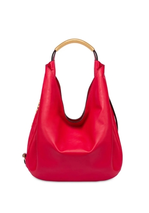 Moschino Handle Me leather shoulder bag - Red