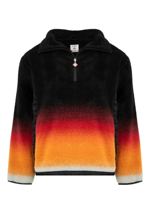 Casablanca gradient-effect zip sweatshirt - Black
