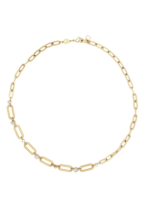 Swarovski Constella crystal-embellishment necklace - Gold