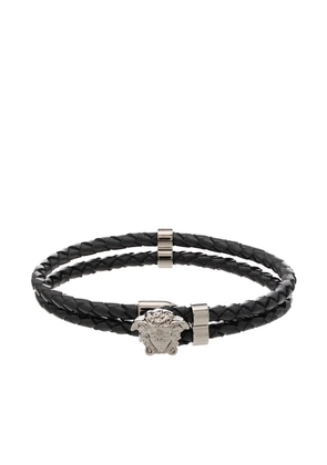 Versace La Medusa leather bracelet - Black