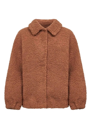 MC2 Saint Barth snap-button embroidered coat - Brown