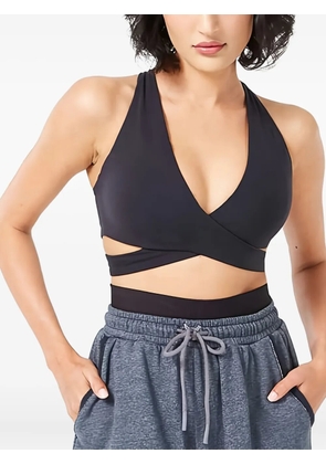SQUATWOLF criss-cross sports bra - Black