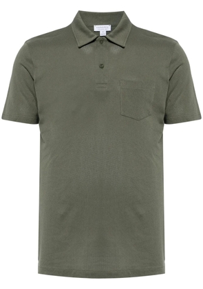 Sunspel Riviera cotton polo shirt - Green