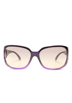 CHANEL Pre-Owned 2000s cc mark sunglasses - Purple