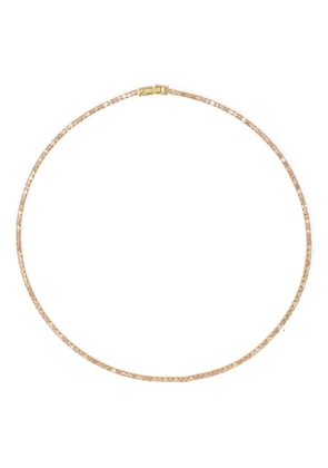 Ryenn's Eyes rose-quartz tennis necklace - Gold