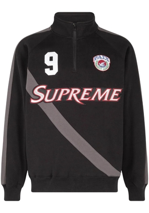 Supreme Equipé logo-appliquéd sweatshirt - Black