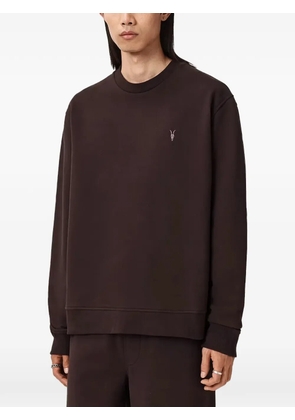 AllSaints Asher Ramskull logo sweater - Brown